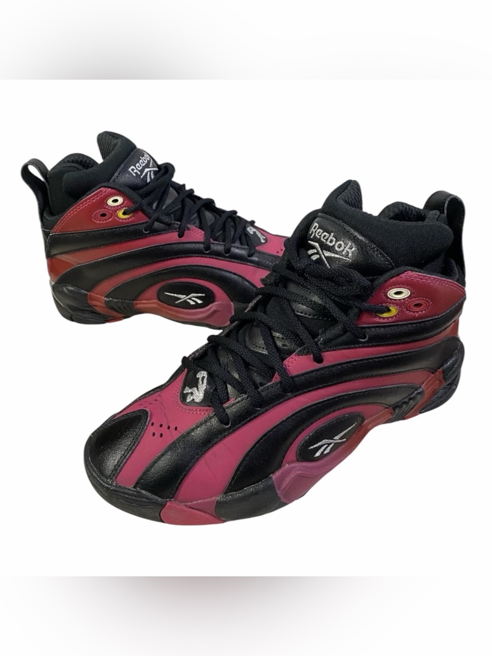 Reebok Shaqnosis Damenosis GX2609 Semi Pursuit Pink Red Black Mens Size 14